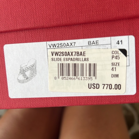 Valentino slide espadrillas brand new - Picture 4 of 6